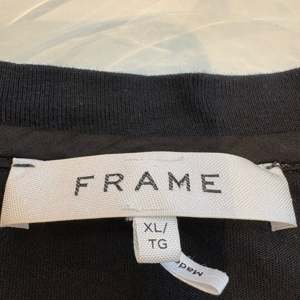 Frame Denim Black Short Sleeve Tee - Picture 6 of 7